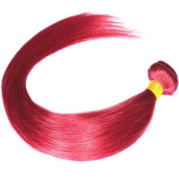 Virgin unprocessed hair Christmas gift Burg color lp112